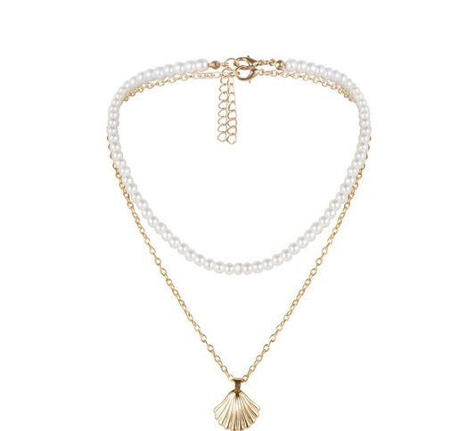 KISS WIFE Retro Pearl Choker Necklaces For Women