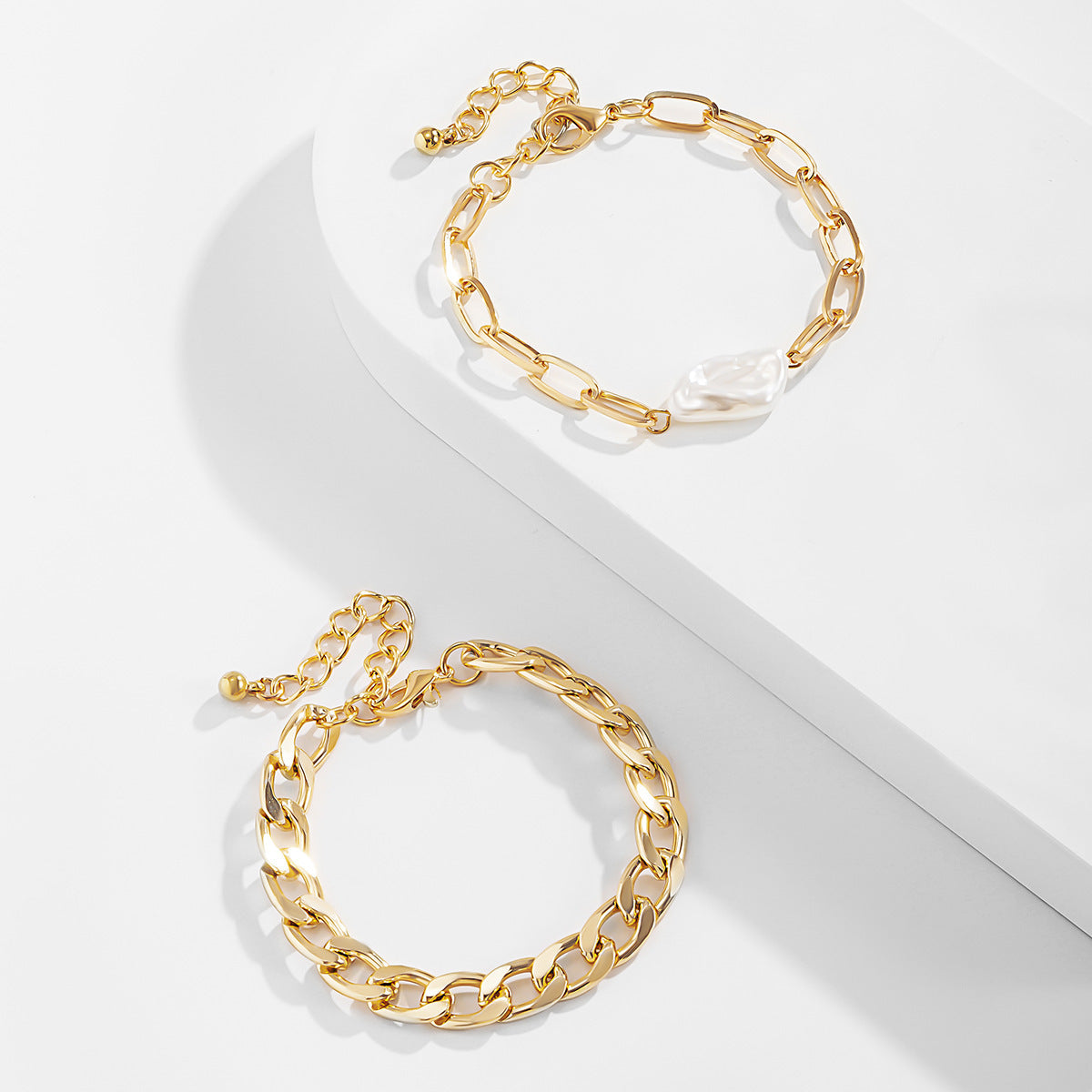 Exaggerated Multi-layer Chain Bracelet