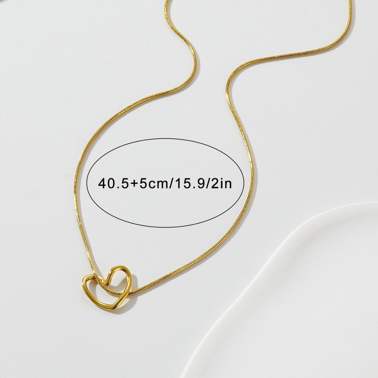 Titanium Steel Colorfast Light Luxury Minority Hollow Heart-shaped Necklace For Women