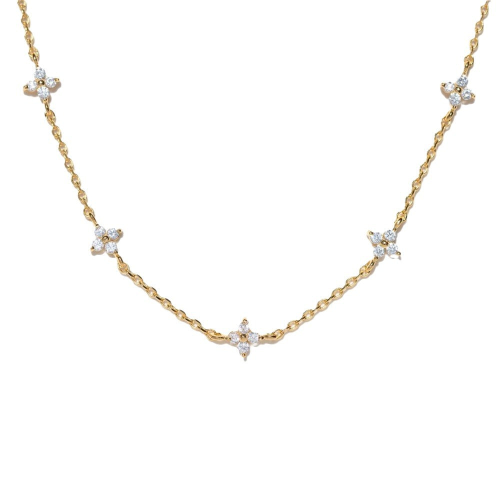 Simple Zircon Light Luxury Elegance And High Sense Necklace